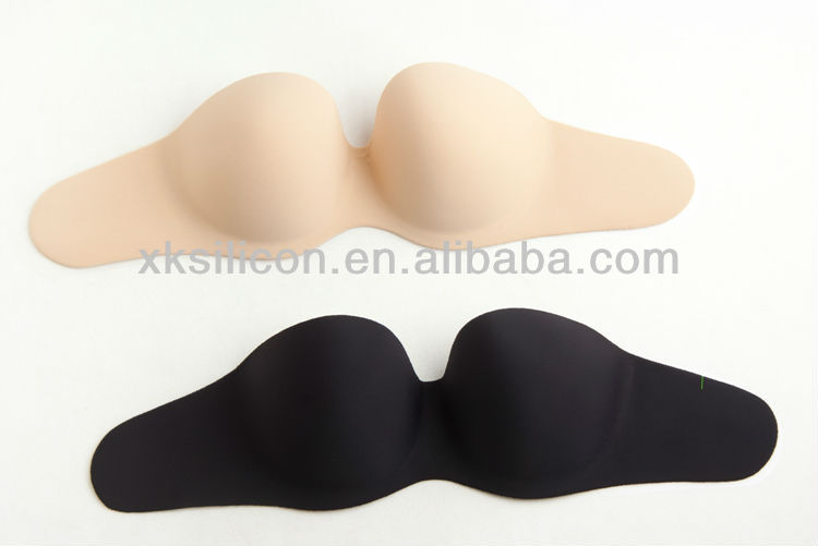 ヌードセクシーな目に見えないシリコンブラジャーの翼/黒ストラップレスブラジャー-セクシーランジェリー問屋・仕入れ・卸・卸売り