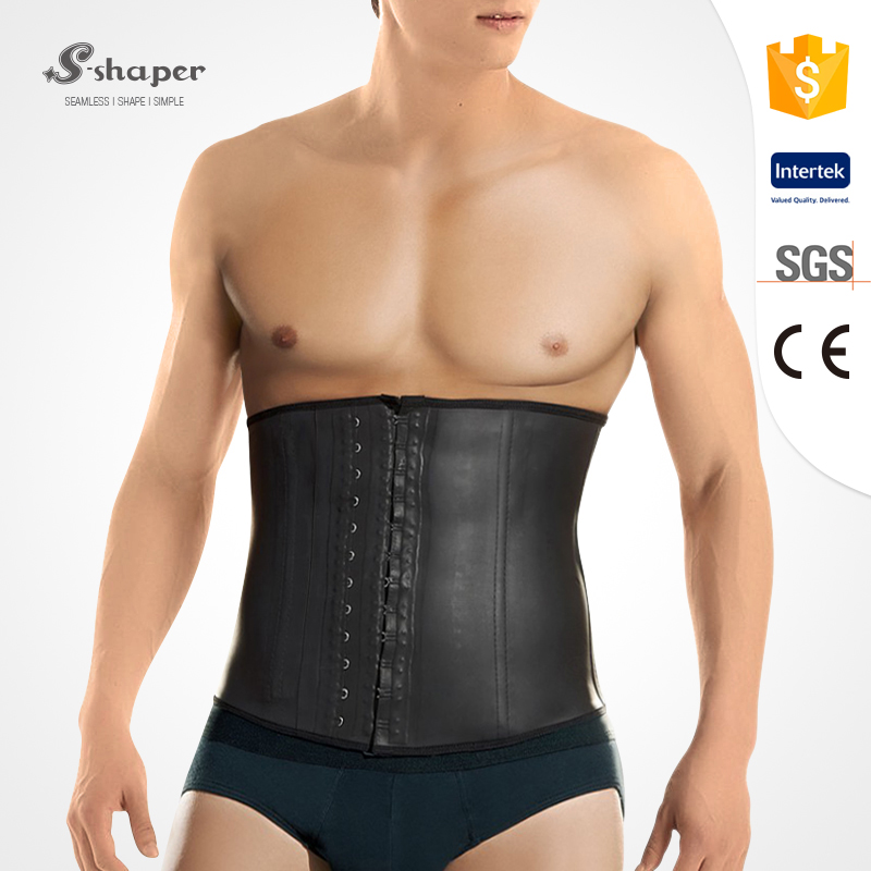 S-SHAPER男性のラテックスウエストトレーナーコルセット用減量-補正下着問屋・仕入れ・卸・卸売り