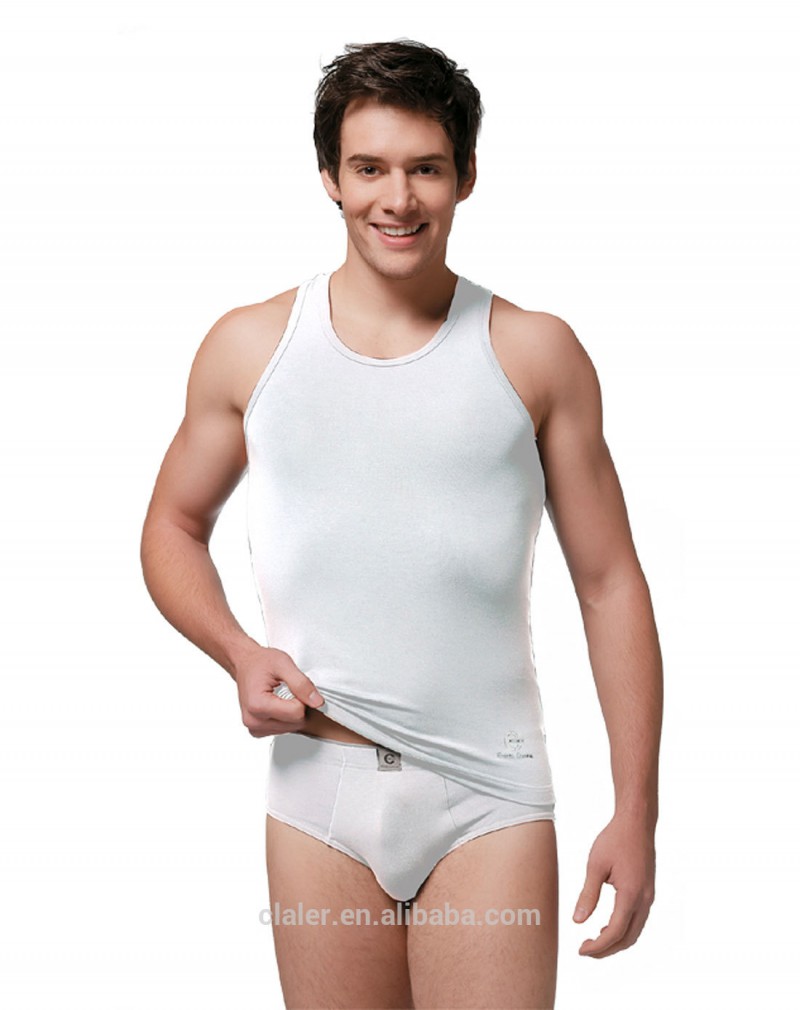 2016ファッション男性の基本的な下着一重、男性のタンクトップ卸売、クロップトップス卸売男性-プラスサイズ下着問屋・仕入れ・卸・卸売り