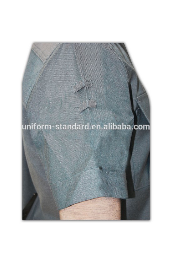 Iso9001 bsci工場卸売ブルー通気性セキュリティワークシャツ-消防服問屋・仕入れ・卸・卸売り