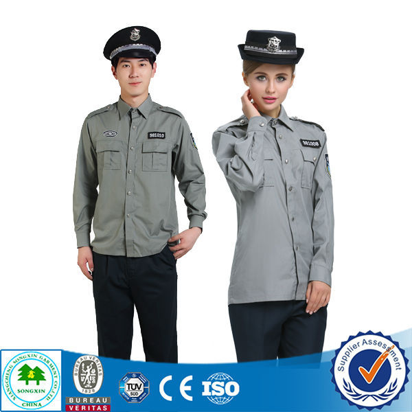 熱い販売の最も2015ガードt- シャツとセキュリティガードのドレス/均一な-警備員制服問屋・仕入れ・卸・卸売り