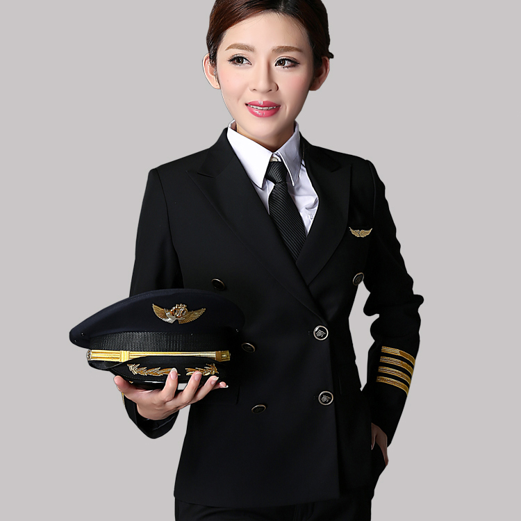 Oemカスタムalibabaの中国2015メーカー卸売パイロット制服-スチュワーデス制服問屋・仕入れ・卸・卸売り