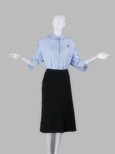女性のライトブルーのスーツシャツとパンツから中国メーカー-その他制服問屋・仕入れ・卸・卸売り