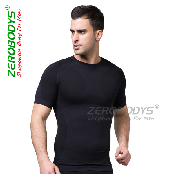快適なメンズボディシェイパーzerobodys速乾圧縮の摩耗補整下着ボディスリミングバーニングマン-プラスサイズ下着問屋・仕入れ・卸・卸売り