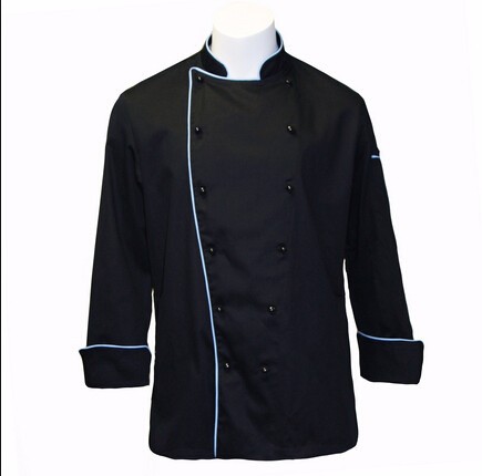 高品質ポリ綿シェフクック着用シェフ作業服ホテルレストランエグゼクティブシェフ制服-ホテル従業員制服問屋・仕入れ・卸・卸売り