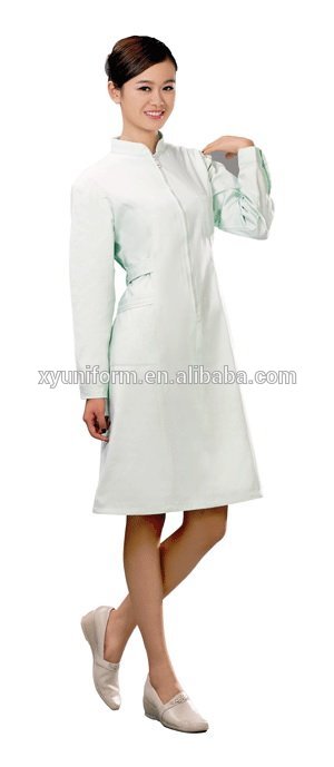 新しいスタイル2015病院の制服、 白いナースの制服/病院医療スクラブ-ホテル従業員制服問屋・仕入れ・卸・卸売り