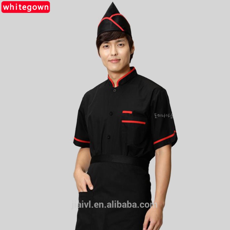2016ファッションデザイナーシェフコート用レストラン/ホテル-ホテル従業員制服問屋・仕入れ・卸・卸売り
