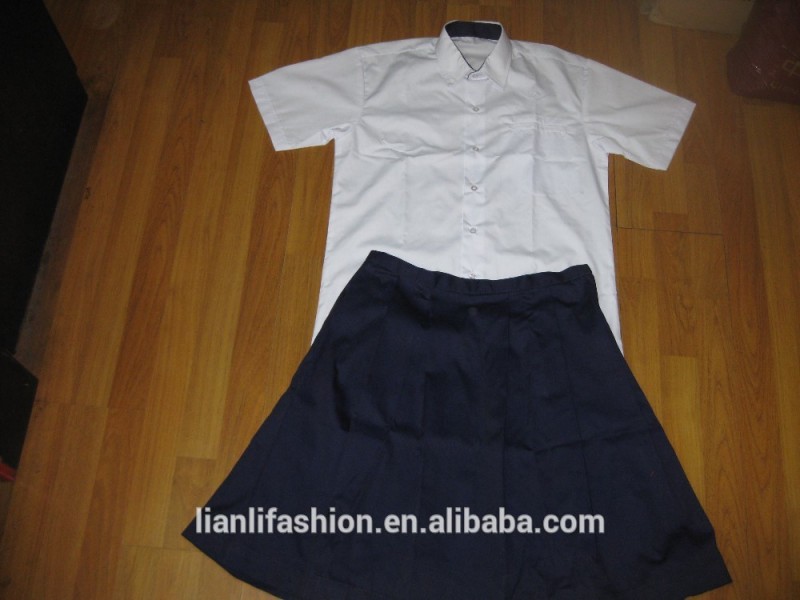 小さな女の子のための最高のデザイン安い卸売学校の作業服ユニフォーム-学生服問屋・仕入れ・卸・卸売り
