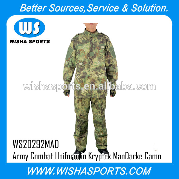 の販売ホット軍服迷彩柄でkryptekmandarkev2戦術的な戦闘フィールド陸軍の軍服-軍服問屋・仕入れ・卸・卸売り