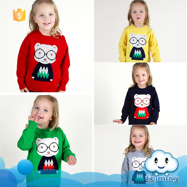 赤ちゃんの女の子かわいいファンシーセーターデザインセーターカーディガン卸売2016子供冬セーター-ベビーセーター問屋・仕入れ・卸・卸売り
