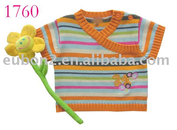 ファッション赤ちゃん半袖セーター-ベビーセーター問屋・仕入れ・卸・卸売り