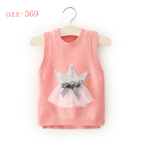 Ozx 369赤ちゃんの女の子赤いセーターの卸売子供のブティックの服-プラスサイズセーター問屋・仕入れ・卸・卸売り