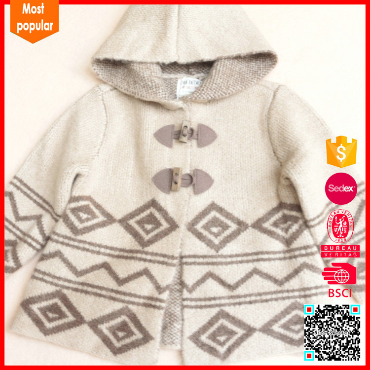 最新デザインのファッションニット赤ちゃんフード付きセーター-プラスサイズセーター問屋・仕入れ・卸・卸売り