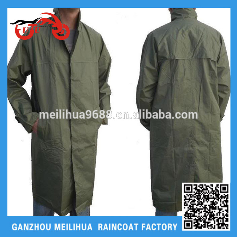 シングルジャージ生地綿100％softbackナイロン素材迷彩柄pvc黒軍軍のポンチョのレインコート-軍服問屋・仕入れ・卸・卸売り