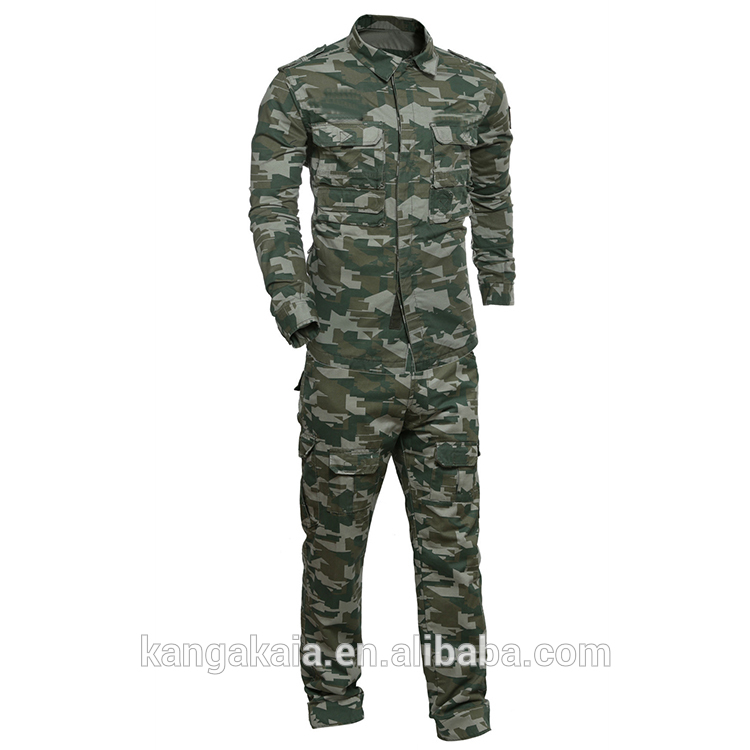 Kangakaiaカスタムファッションスタイル軍服耐久性コートパンツメンズスーツ卸売MUFSUITS047-軍服問屋・仕入れ・卸・卸売り