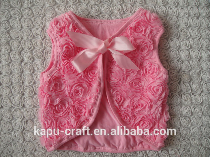 卸売ピンクのタンクトップ/肩をすくめる、 女の赤ちゃんのためのデザイナーすくめ-ベビーシャツ、トップス問屋・仕入れ・卸・卸売り