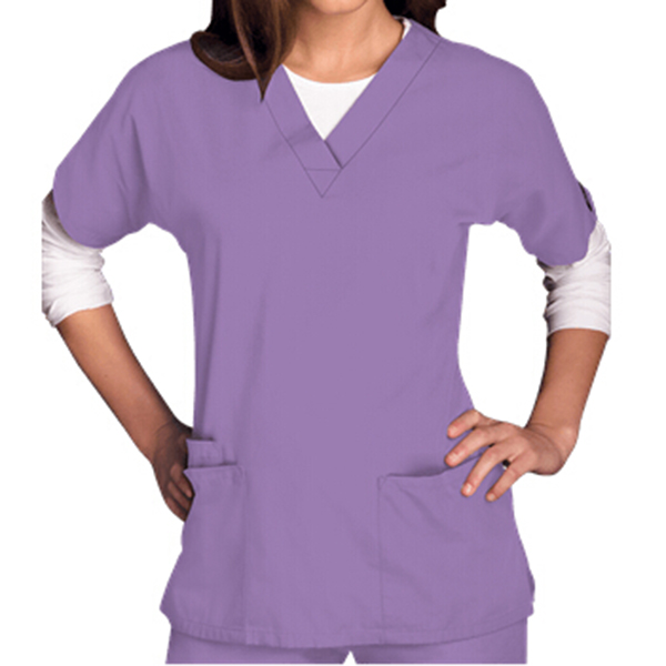 薄紫長袖看護婦制服-医療スタッフ制服問屋・仕入れ・卸・卸売り