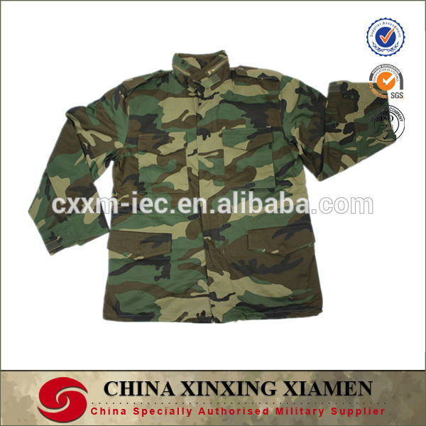 森林迷彩軍事パーカーm65フィールドジャケット-軍服問屋・仕入れ・卸・卸売り