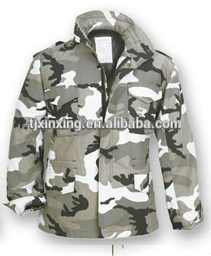 迷彩m65ジャケット;男白い冬m65ジャケット-軍服問屋・仕入れ・卸・卸売り
