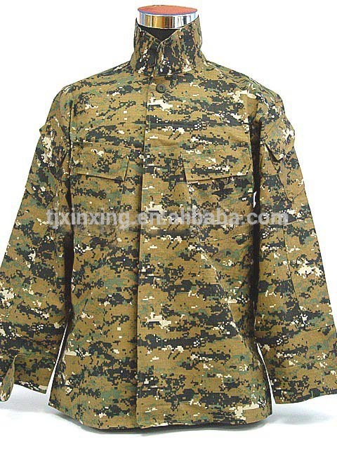森林迷彩陸軍の制服、 カーキ色の軍服。-軍服問屋・仕入れ・卸・卸売り