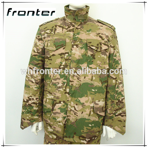 工場直接供給暖かい服ドレス安い軍cpマルチカム迷彩服m65パーカー暖かいライナー付きジャケット-軍服問屋・仕入れ・卸・卸売り