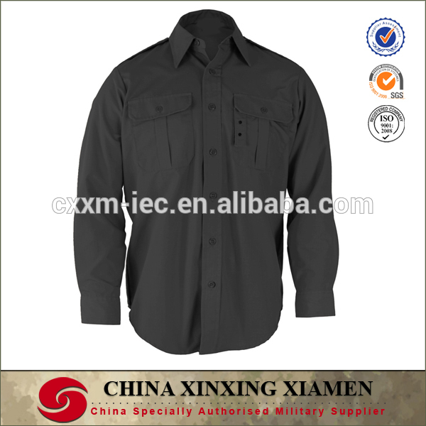 Poly/戦術的な軍事コットンロングスリーブシャツ-軍服問屋・仕入れ・卸・卸売り
