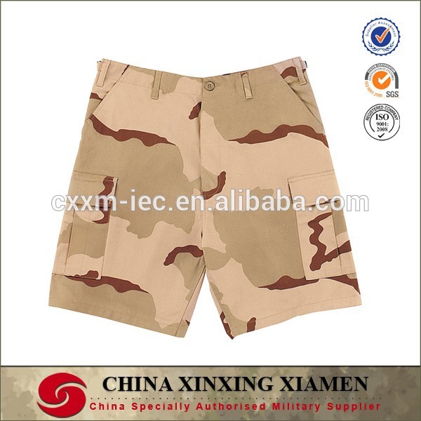 軍の砂漠迷彩bduカーゴショーツ-軍服問屋・仕入れ・卸・卸売り