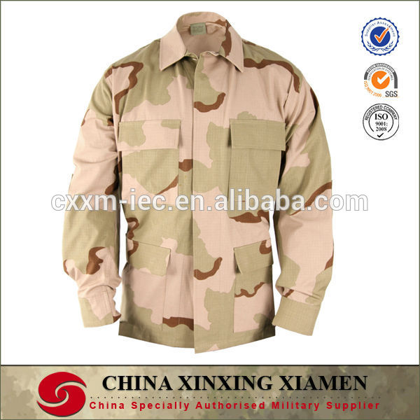 3カラー砂漠軍bdu迷彩戦術コート-軍服問屋・仕入れ・卸・卸売り