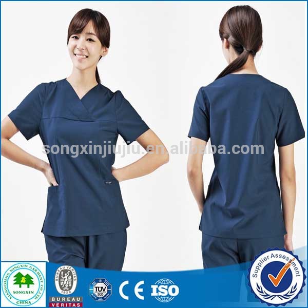新しいスタイルの医療スクラブプリント/スクラブ印刷/スパンデックススクラブ-医療スタッフ制服問屋・仕入れ・卸・卸売り