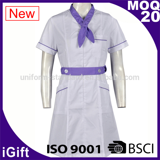 Iso9001 bsci 2015 oemデザイン卸売病院制服白衣ナース制服ドレス-医療スタッフ制服問屋・仕入れ・卸・卸売り