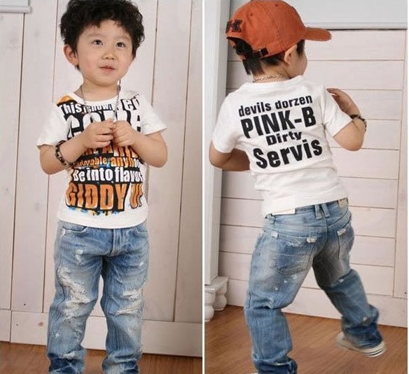 子供男の子パンツ韓国ジーンズ子供着用-ベビーズボン、半ズボン問屋・仕入れ・卸・卸売り