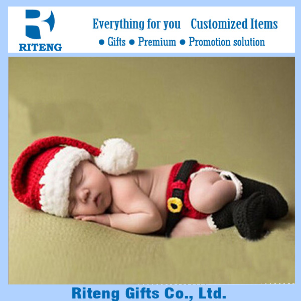 かぎ針編み新生児ミニオン帽子と おむつ カバー新生児クリスマス衣装-問屋・仕入れ・卸・卸売り