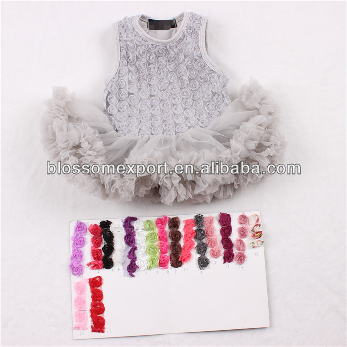 2016新しいデザイン赤ちゃんヴィンテージロゼットチュチュベビードレス手刺繍デザイン用ベビードレス-プラスサイズドレス、スカート問屋・仕入れ・卸・卸売り