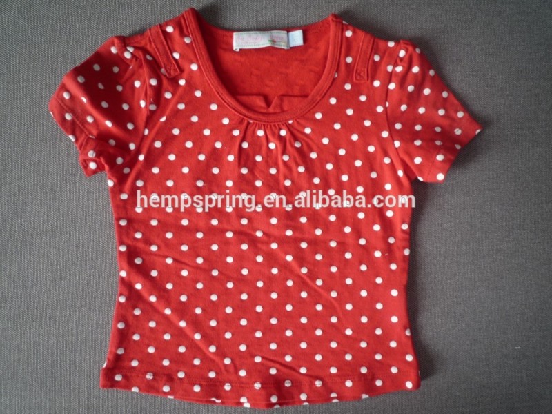 女の赤ちゃんの半袖シャツ、 t- シャツ、 100％オーガニックコットンベビー衣類-ベビーTシャツ問屋・仕入れ・卸・卸売り