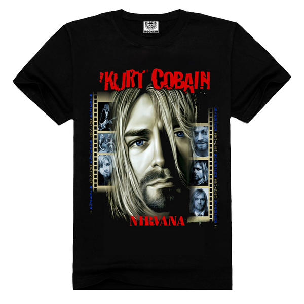 涅槃t- シャツシルクスクリーン印刷、 ヴィンテージt- シャツの印刷-プラスサイズTシャツ問屋・仕入れ・卸・卸売り