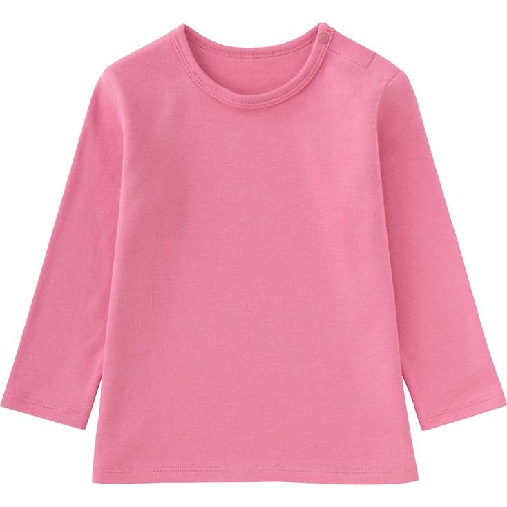 ATSC060幼児クルーネックロングスリーブtシャツ-ベビーTシャツ問屋・仕入れ・卸・卸売り