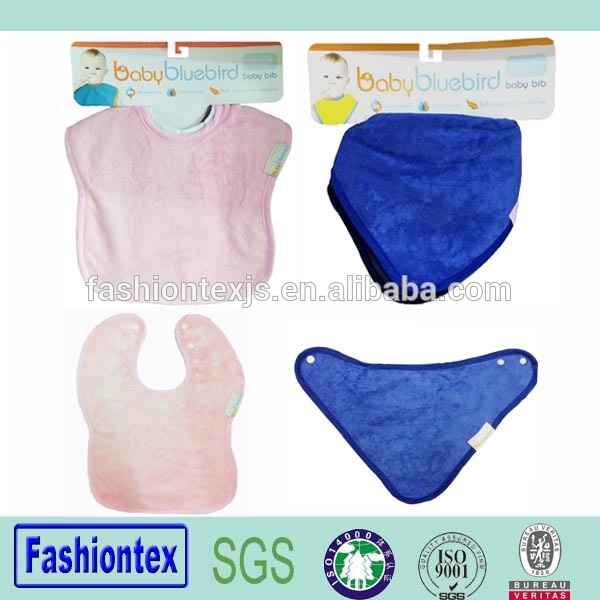 防水固体袖の赤ちゃんビブ-ベビービブ、スタイ問屋・仕入れ・卸・卸売り