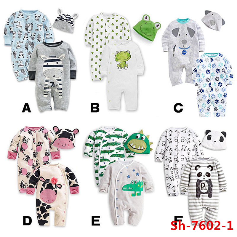 新生児ベビー服ロンパースユニセックスジャンプスーツ服ロングスリーブ1-3年の子-ベビーロンパース問屋・仕入れ・卸・卸売り