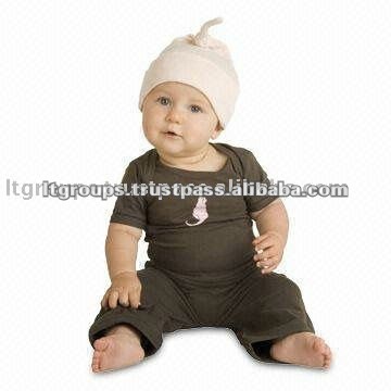 有機性綿の不足分は赤ん坊の衣服のロンパースにスリーブを付ける-ベビーロンパース問屋・仕入れ・卸・卸売り