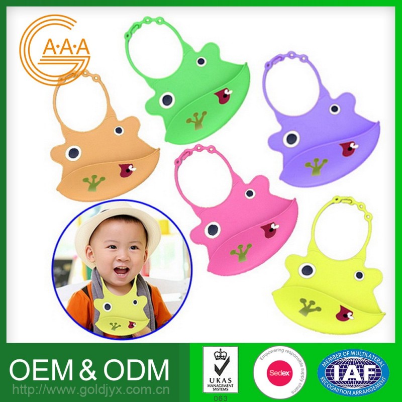 低価格カスタマイズされたoem最高品質かわいいデザイン柔らかいシリコーン赤ちゃんのよだれかけ-問屋・仕入れ・卸・卸売り