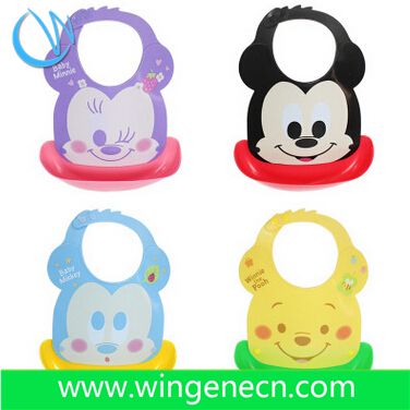 かわいい動物プリント防水安全な赤ちゃん製品シリコーンエプロンホームオフィスおよび小規模キッチン-ベビービブ、スタイ問屋・仕入れ・卸・卸売り