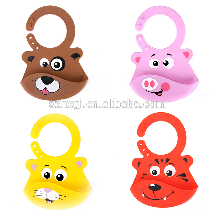 新しいかわいい猿のキャラクター2015非- 毒性防水柔らかいシリコーンの赤ちゃんビブ-ベビービブ、スタイ問屋・仕入れ・卸・卸売り