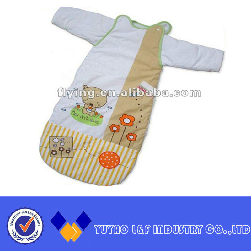 100%綿快適なsofttextile赤ちゃん寝袋柄-ベビー寝袋、シュラフ問屋・仕入れ・卸・卸売り