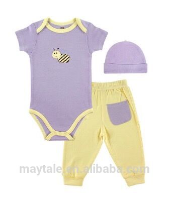 100％リブ綿の幼児半袖のベビーロンパースonesie素晴らしい品質のボディスーツ-ベビーロンパース問屋・仕入れ・卸・卸売り