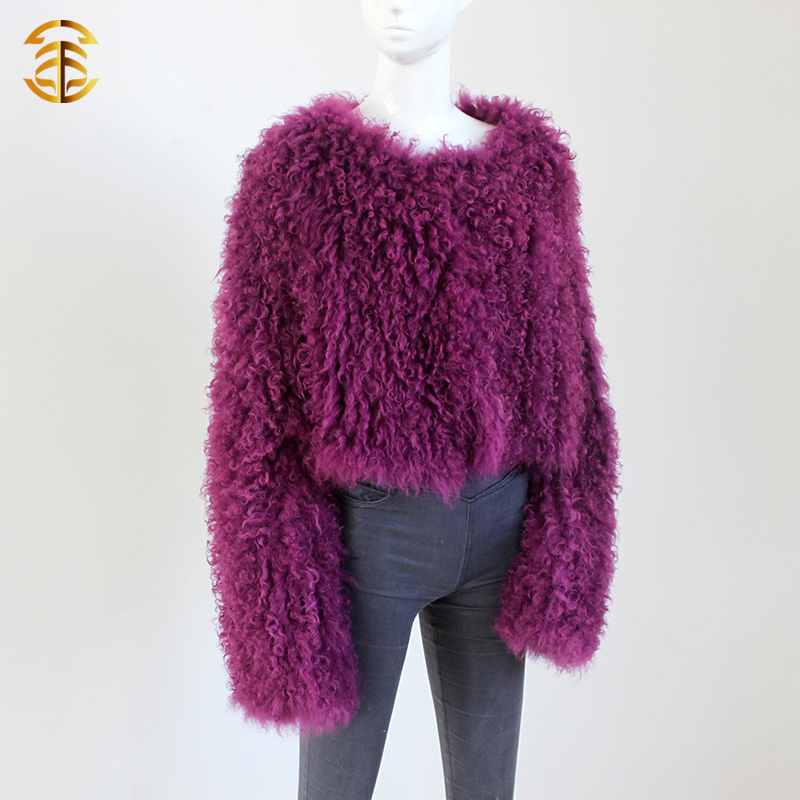 スターファッションデザインモンゴル子羊毛皮のコート本物の女性人気モンゴル羊の毛皮のコート-問屋・仕入れ・卸・卸売り