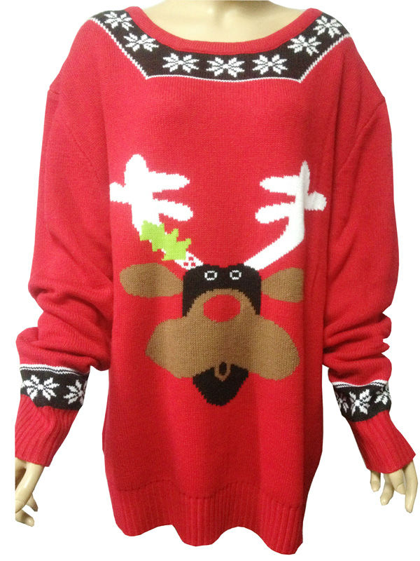 綿のように- クリスマスプルオーバーセーター-セーター問屋・仕入れ・卸・卸売り