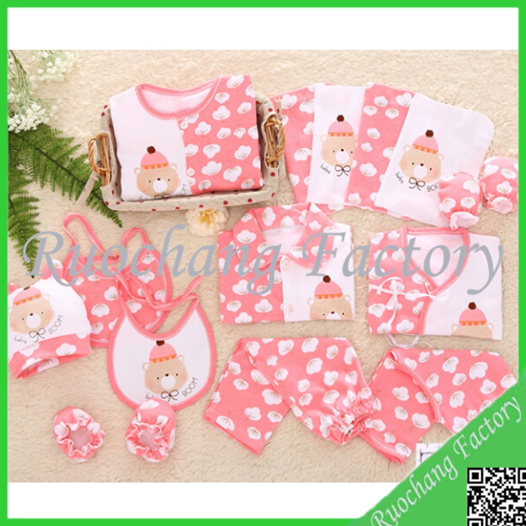 赤ちゃんの女の子ブティック服セット/ベビー女の子夏セット/新生児のギフトセット-ベビー服セット問屋・仕入れ・卸・卸売り