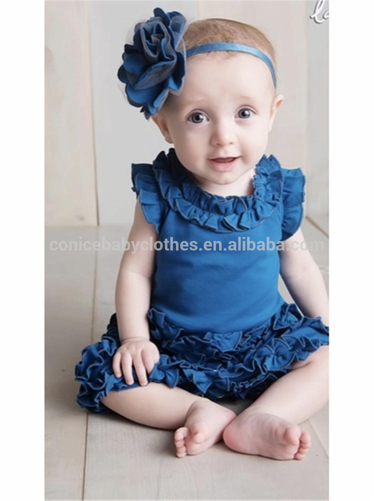 Conicebabyバルク卸売かわいいフリル縞赤ちゃん柔らかい綿のロンパース-ベビーロンパース問屋・仕入れ・卸・卸売り