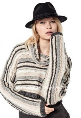 女性のファッションの冬のウール混紡ニットの衣類の手編みのセーターロングスリーブbs-1119カウルネックプルオーバー-セーター問屋・仕入れ・卸・卸売り