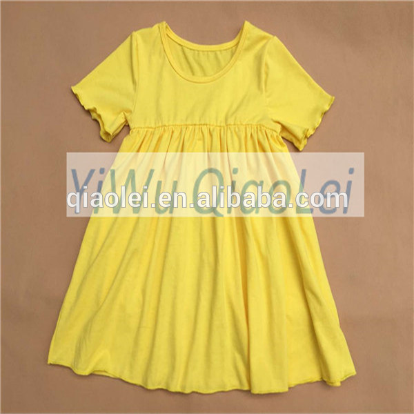 黄色綿フラッタードレス付きブラックストライプフリルカプリパンツ送料無料-ベビー服セット問屋・仕入れ・卸・卸売り